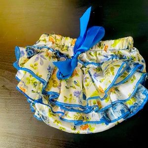 Fancy diaper cover panties.